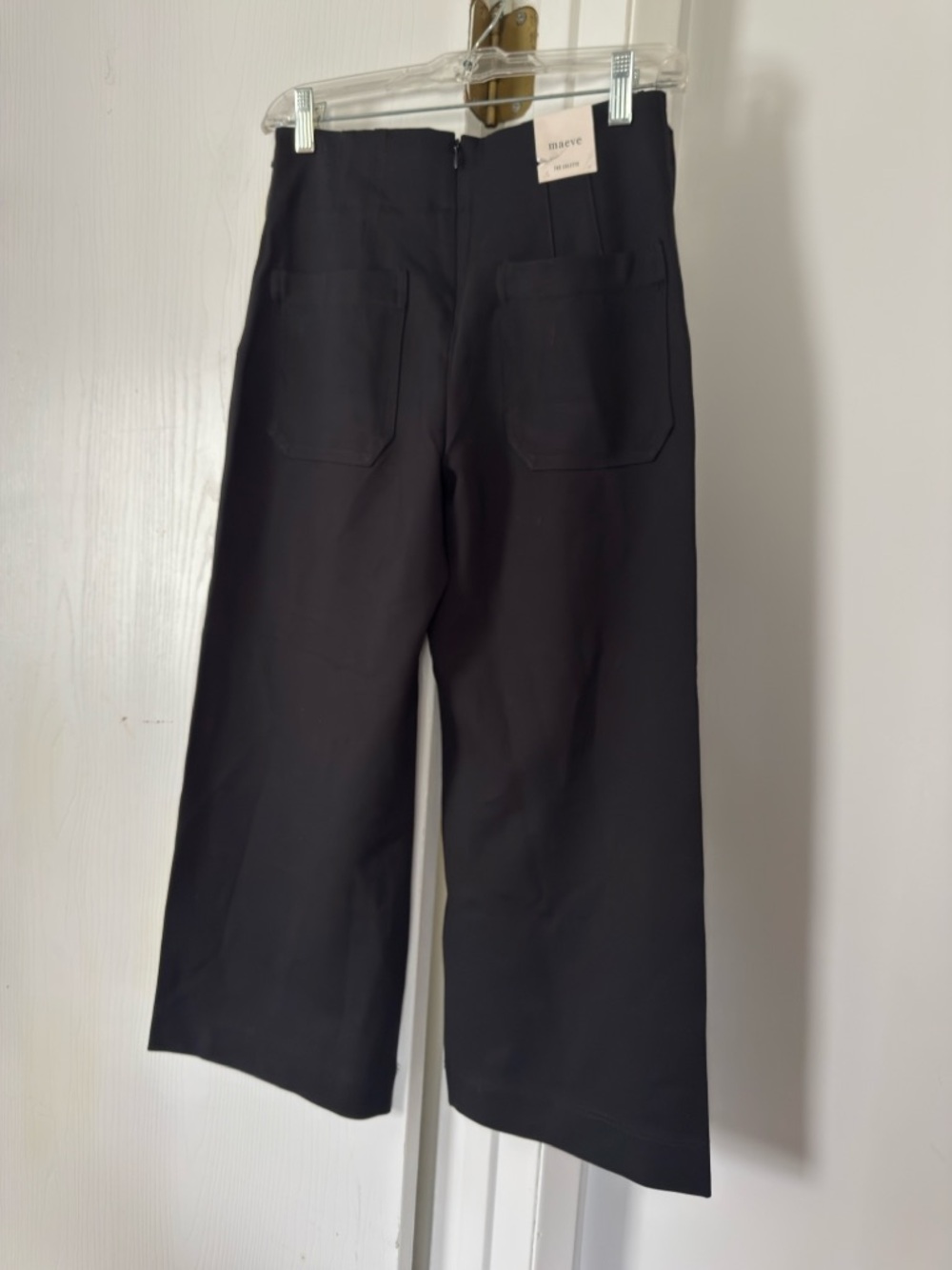 Maeve The Colette Crop Bow-Waist Pants - Picture 7 of 9